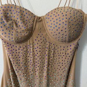 Haute Monde Nude Dress